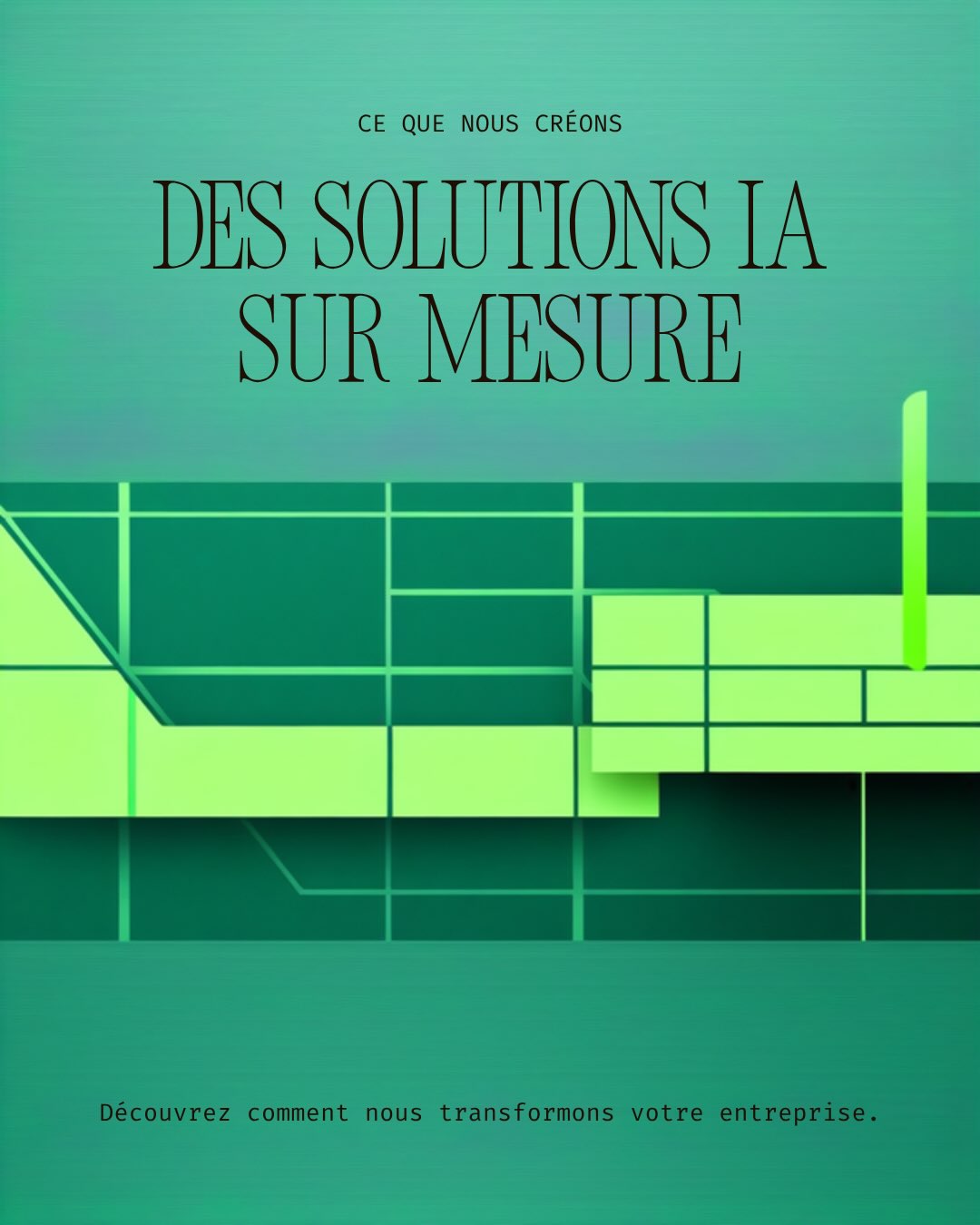 Swipez pour découvrir ce qu’on construit vraiment.